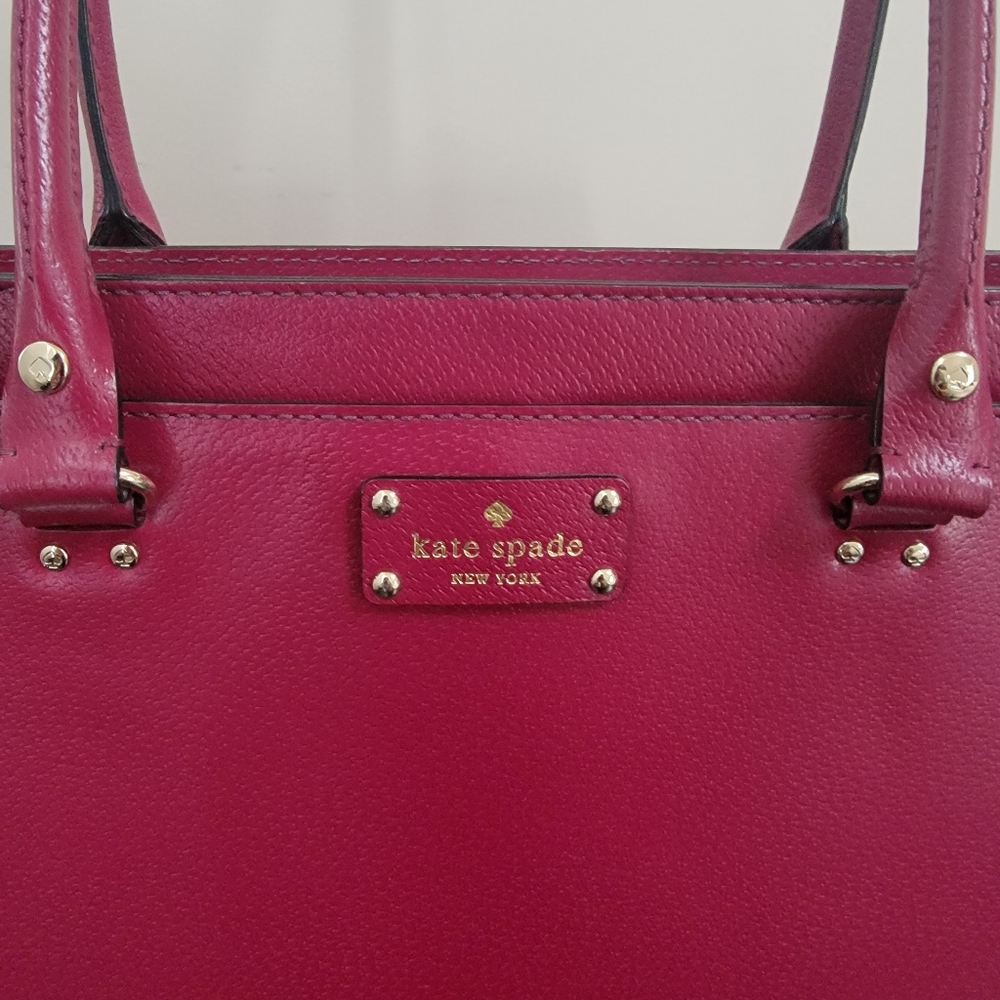 Kate Spade Magenta Brief Case Professional Purse